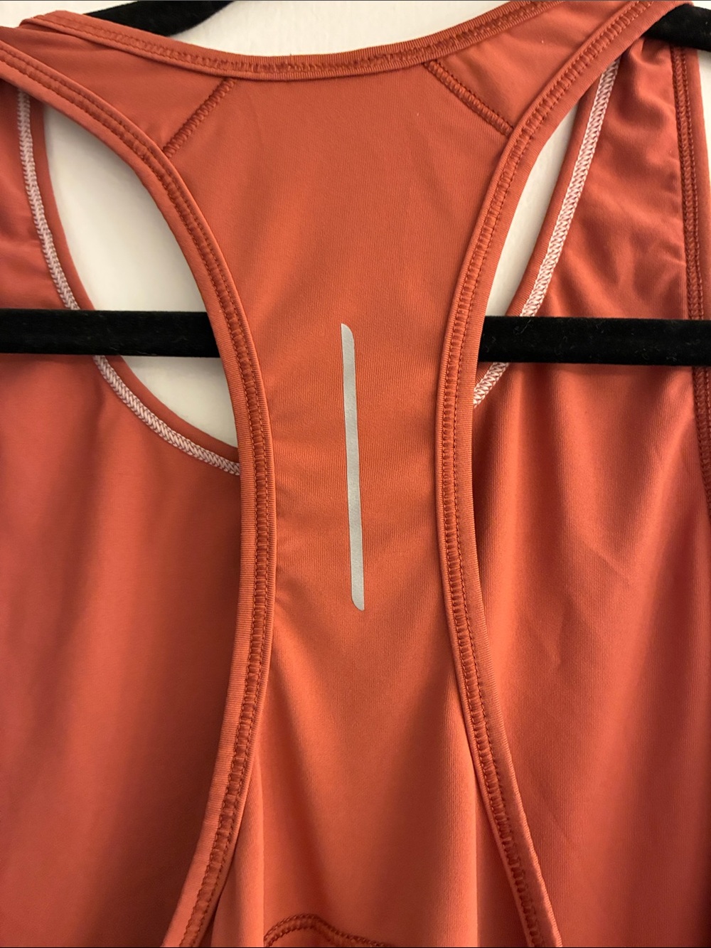 all in motion Rust-Orange Racerback Tank Top - Picture 4 of 5